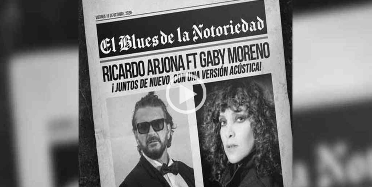 "El blues de la notoriedad": El nuevo dueto de Ricardo Arjona junto a su compatriota Gaby Moreno