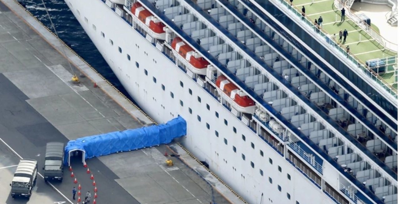 Japón confirmó otros 79 casos de coronavirus a bordo del crucero Diamond Princess