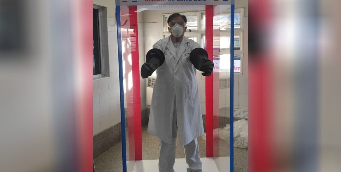 Nueva cabina de protección para realizar hisopados