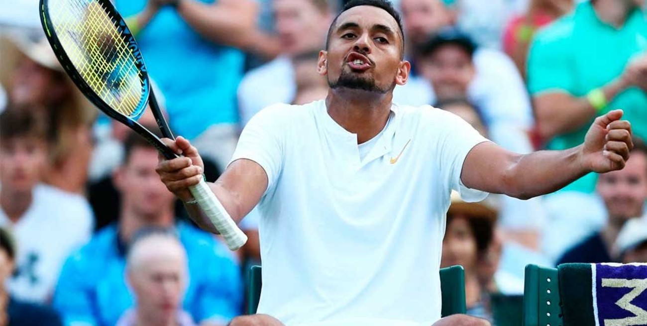 Sancionaron al polémico tenista Nick Kyrgios