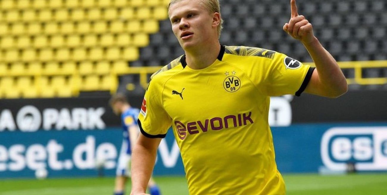 La joya Haaland, dispuesto a seguir su carrera en el Borussia Dortmund