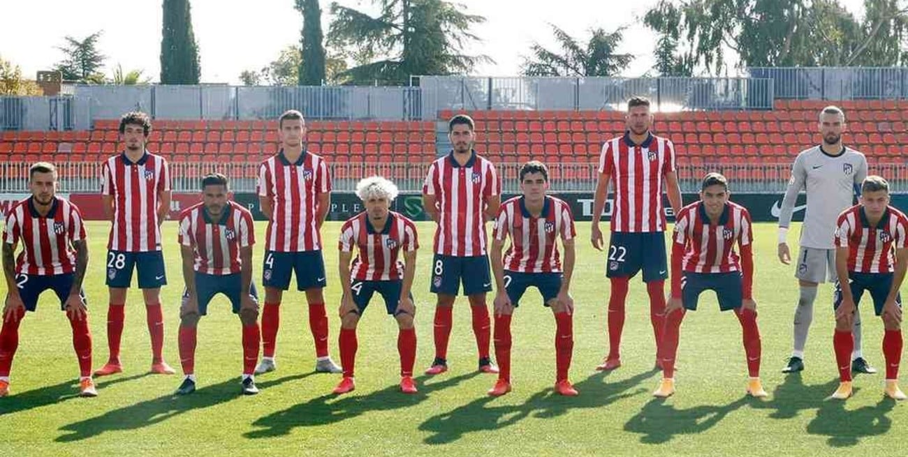 Allá ya es "Mariano" y debutó en el Atlético de Madrid "B"