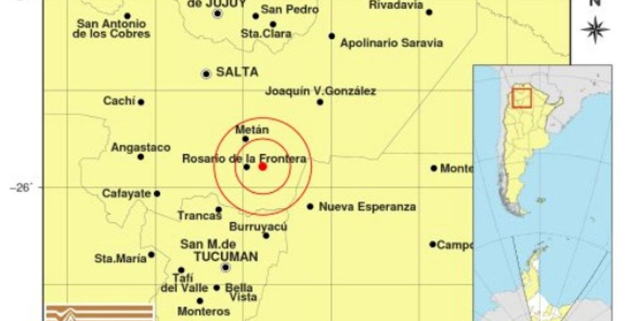 Sismo en Salta: No se registraron daños ni heridos