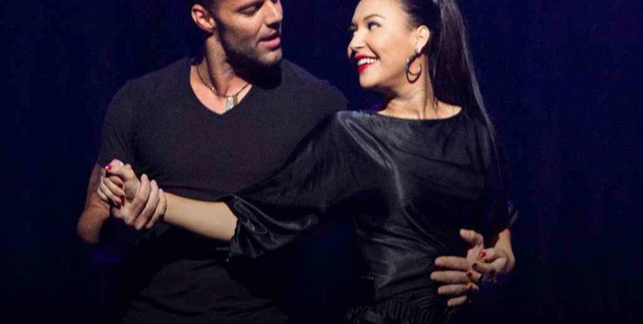 Ricky Martin y una conmovedora foto de despedida junto a Naya Rivera 