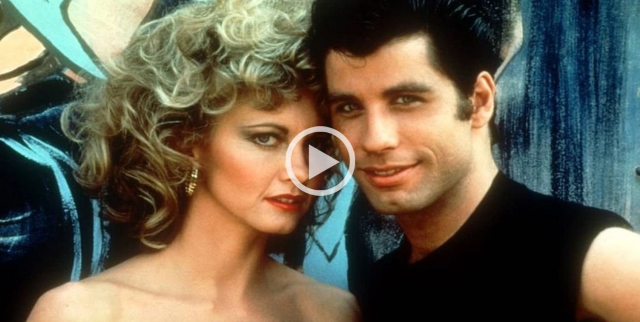 Ella y John Travolta recrearon el baile de "Grease" para el Super Tazón