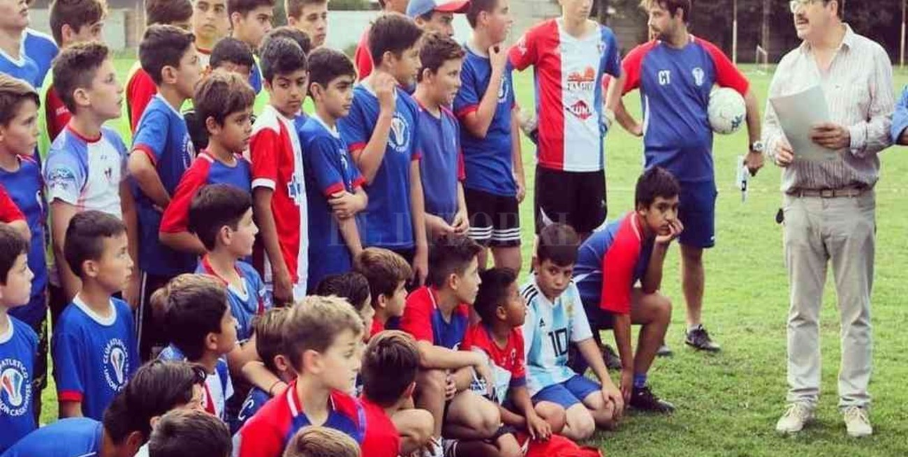Rosconi junto a las instituciones deportivas de Casilda