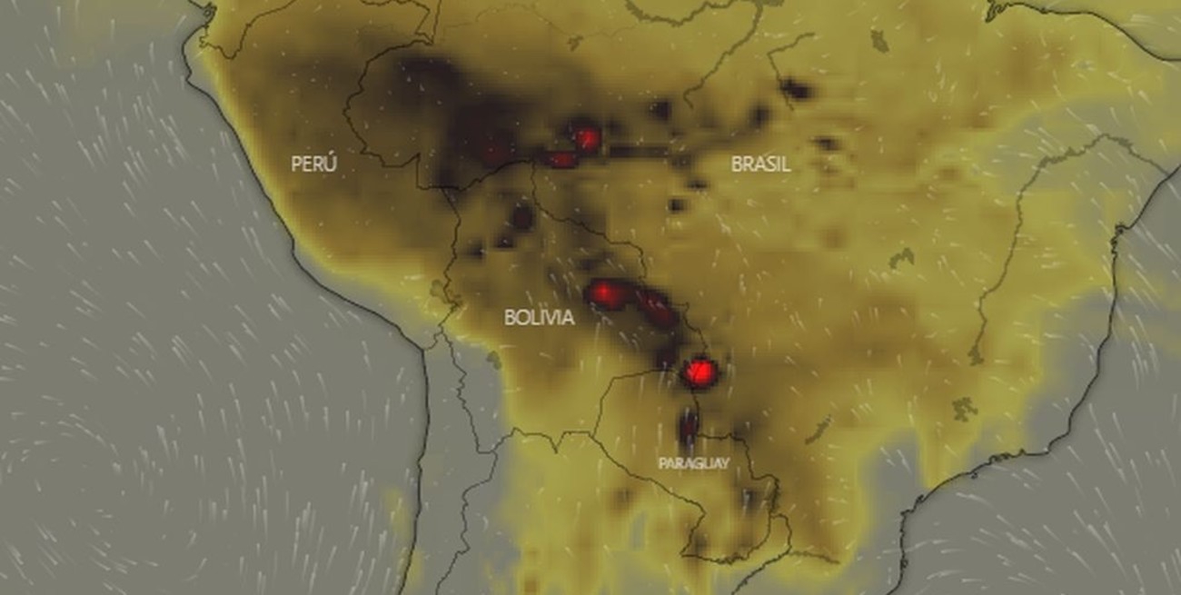 Así avanza el fuego sobre el Amazonas