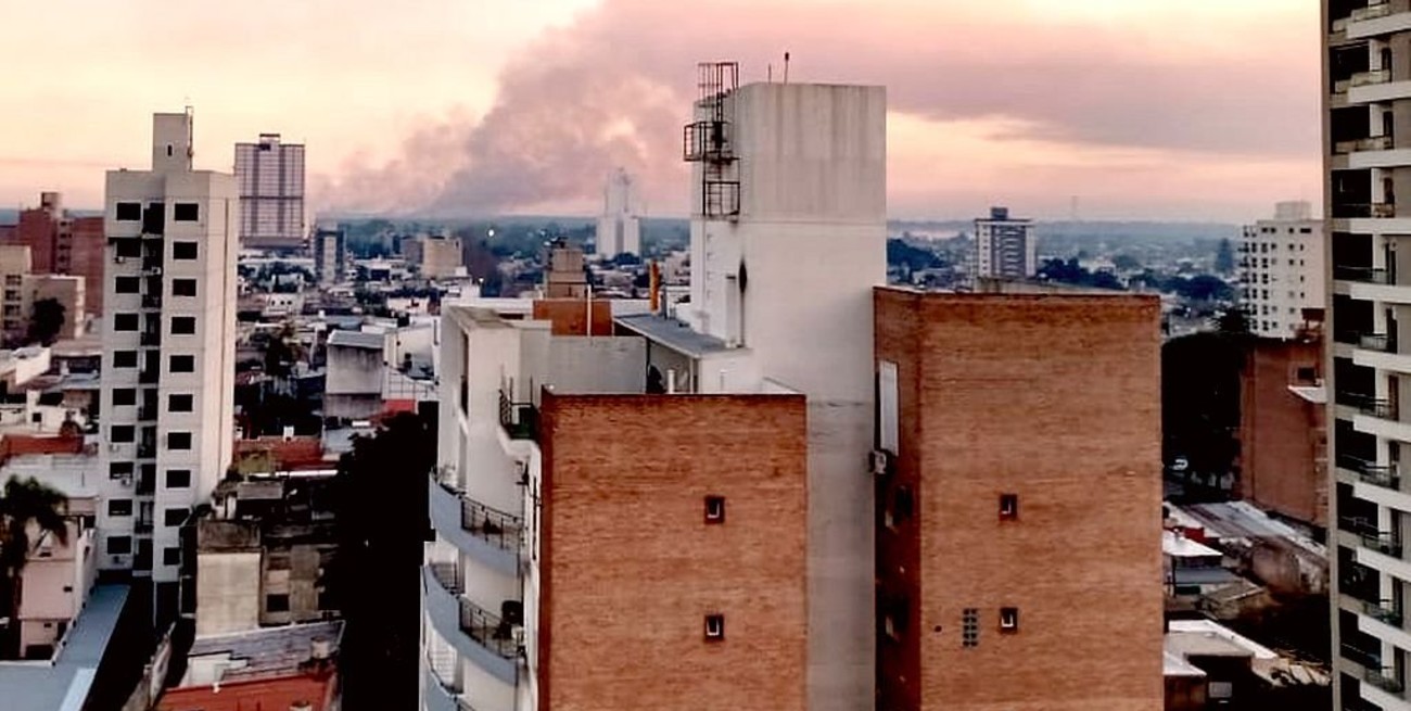 Otro día "ahumado" en Santa Fe