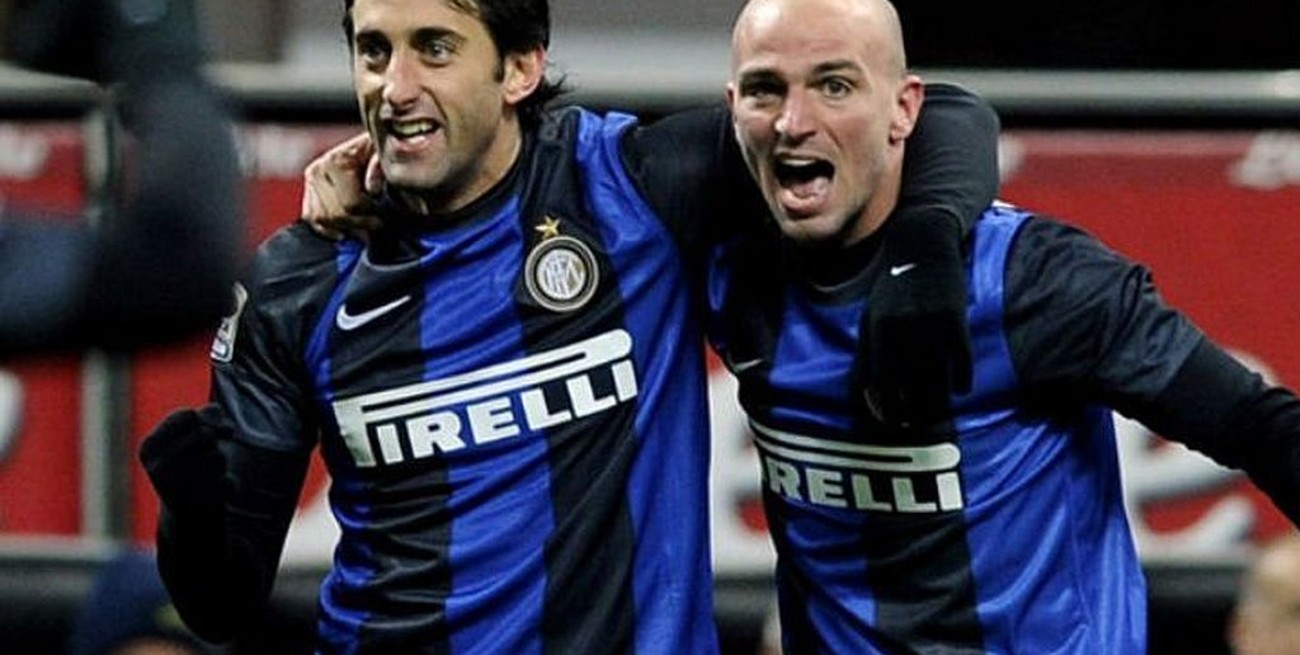 "Cuchu" Cambiasso y Diego Milito ingresaron al Salón de la Fama de Inter