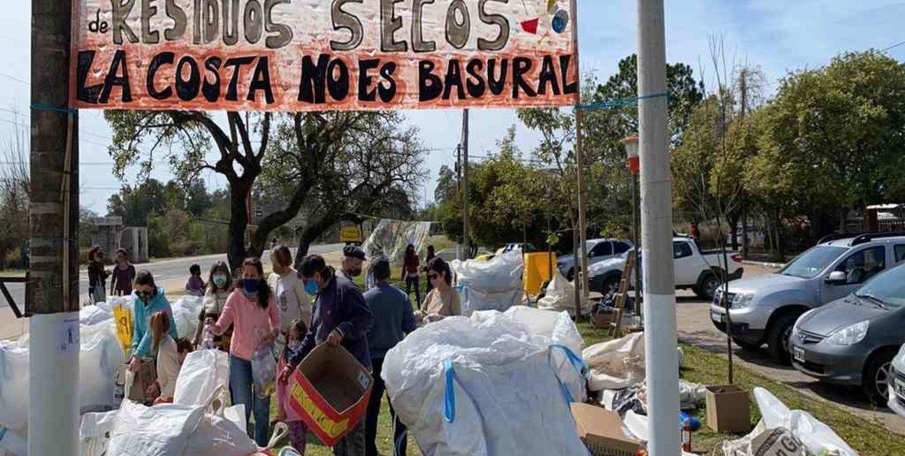 Se realizó el primer encuentro de recuperación de residuos en la Costa