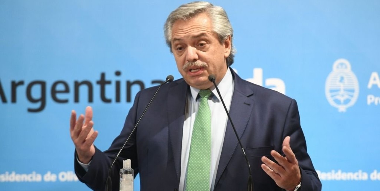 Alberto Fernández le volvió a hacer un guiño al fútbol