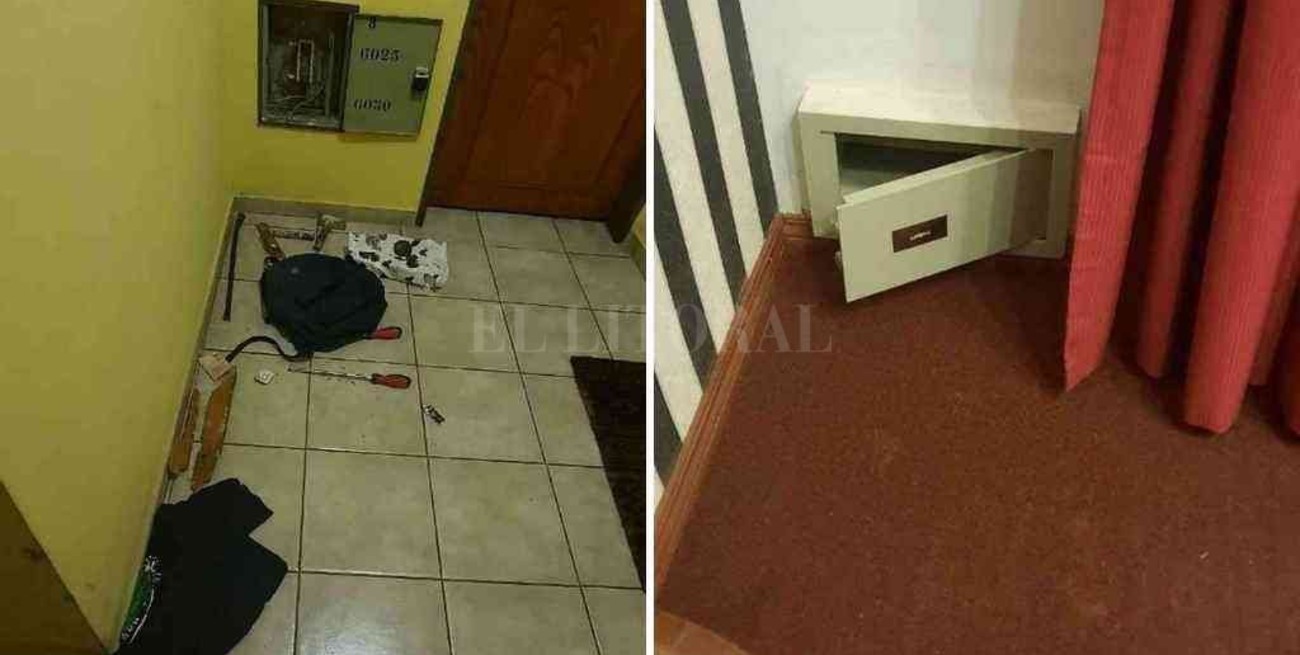 Se constituyó como querellante tras robo en su estudio jurídico