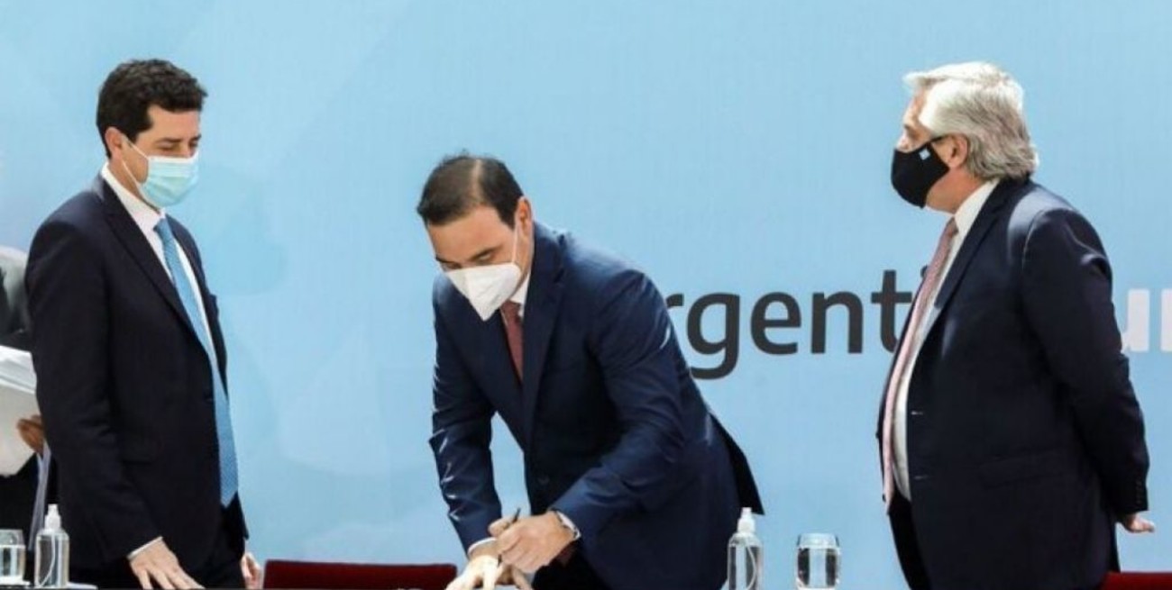 Alberto Fernández recibió al gobernador correntino Gustavo Valdés
