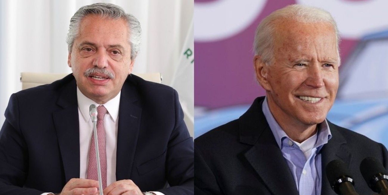 Alberto Fernández dialogó por teléfono con Joe Biden 