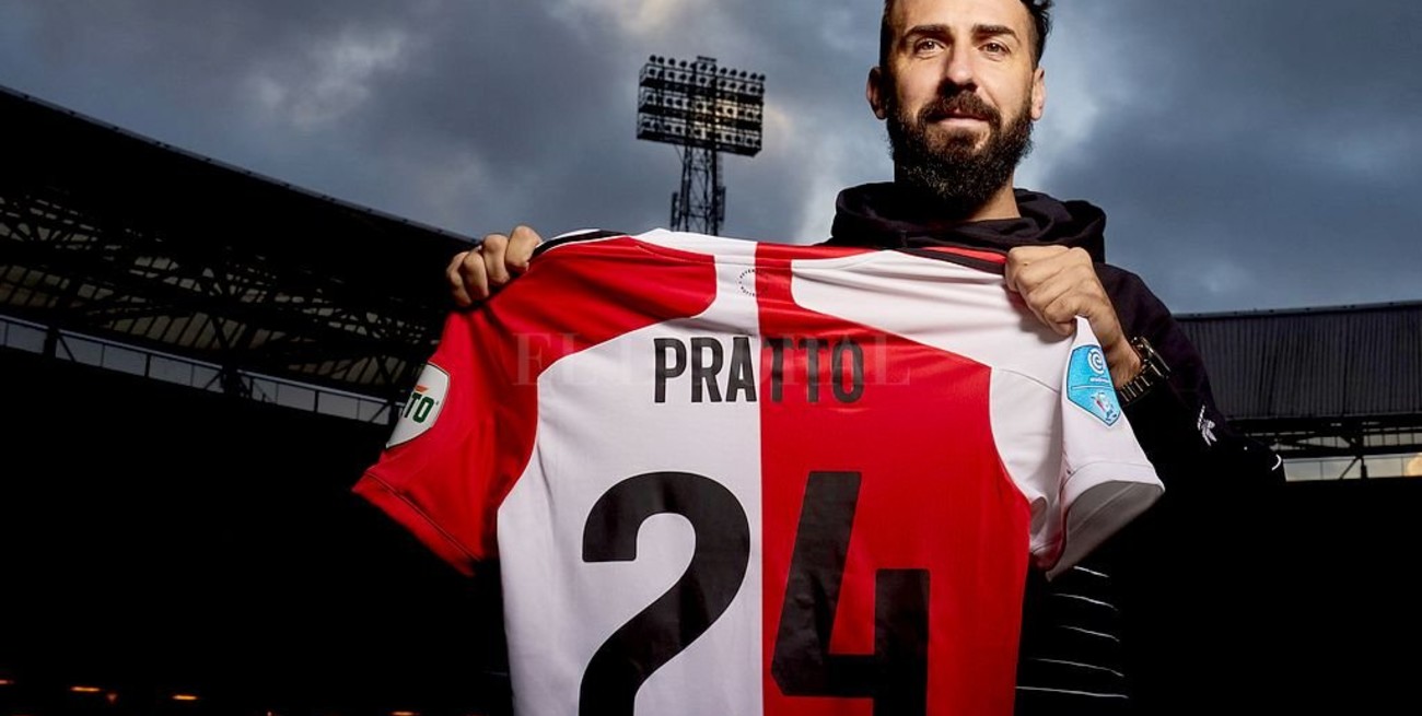 Lucas Pratto fue presentado como nuevo refuerzo del Feyenoord de Rotterdam