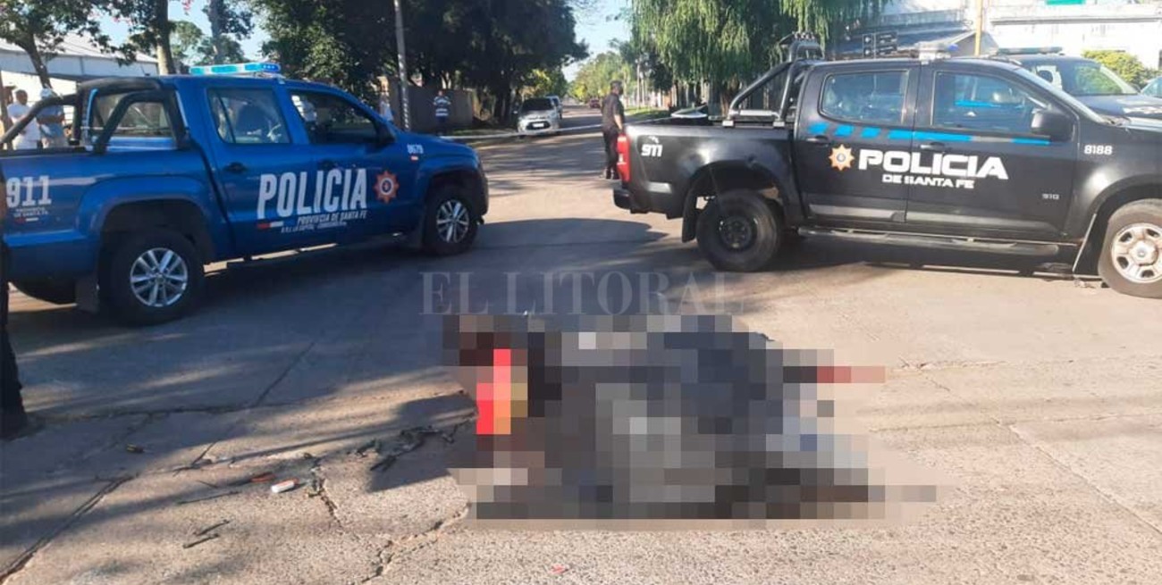 Murió un motociclista tras un choque en Av. Galicia