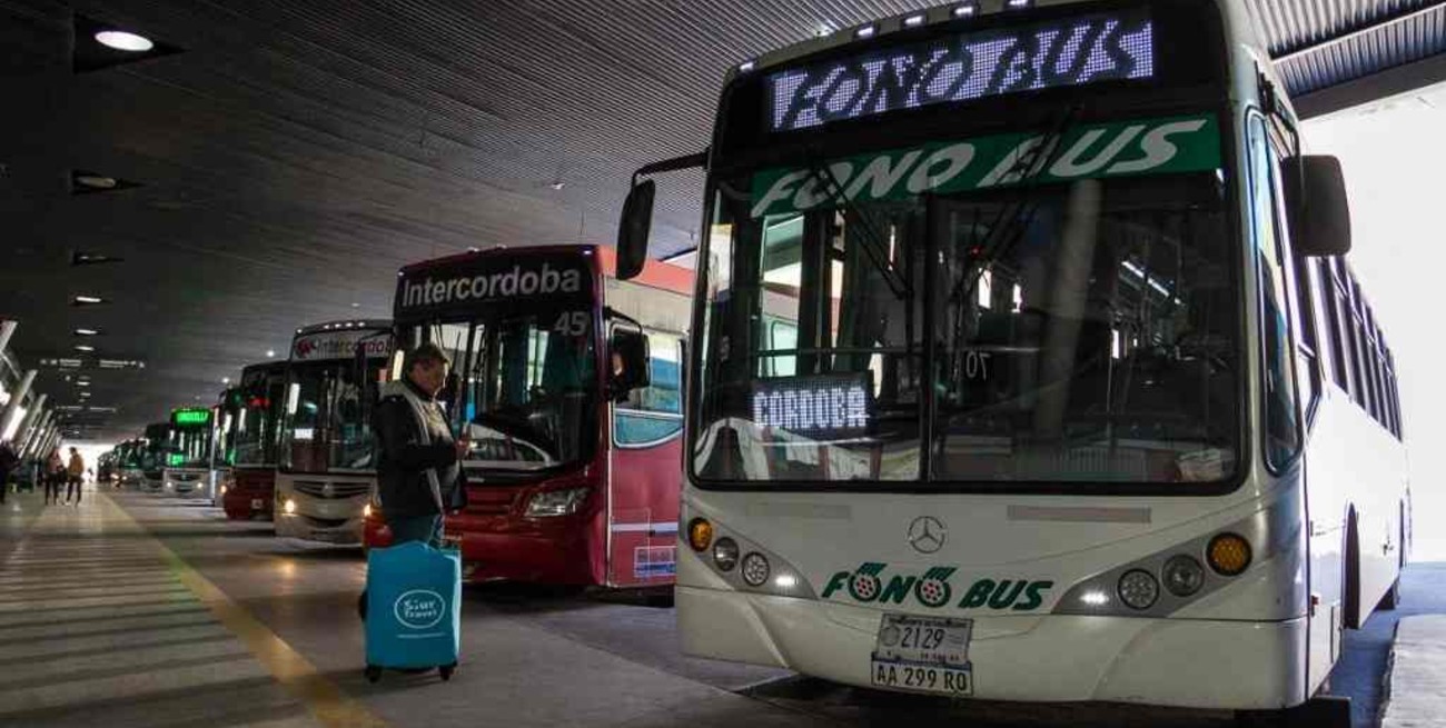 Rehabilitarán el transporte interurbano de pasajeros en Córdoba tras ocho meses de inactividad