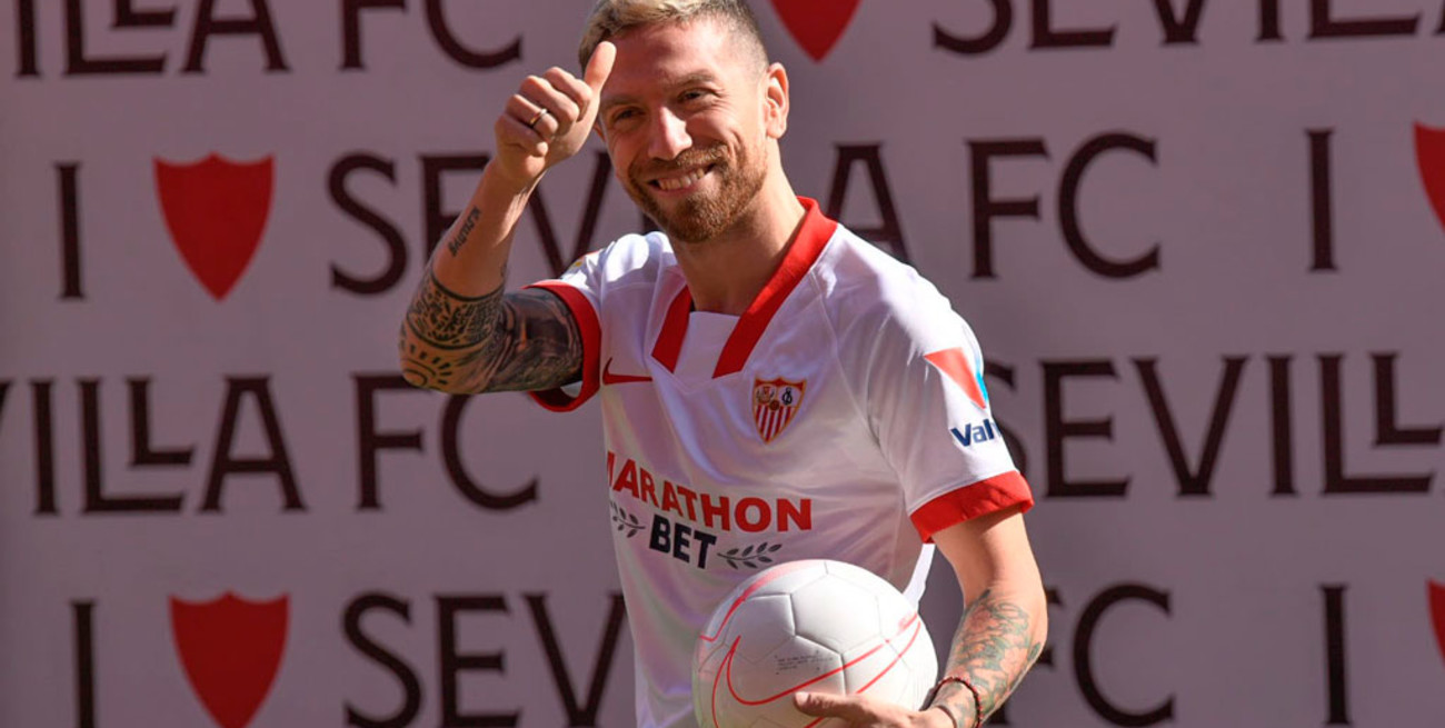 Alejandro "Papu" Gómez fue presentado en el Sevilla