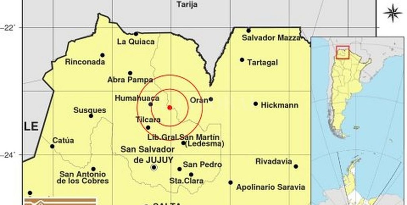 Un sismo de 5.9 de magnitud en la escala de Richter se sintió en Salta y Jujuy