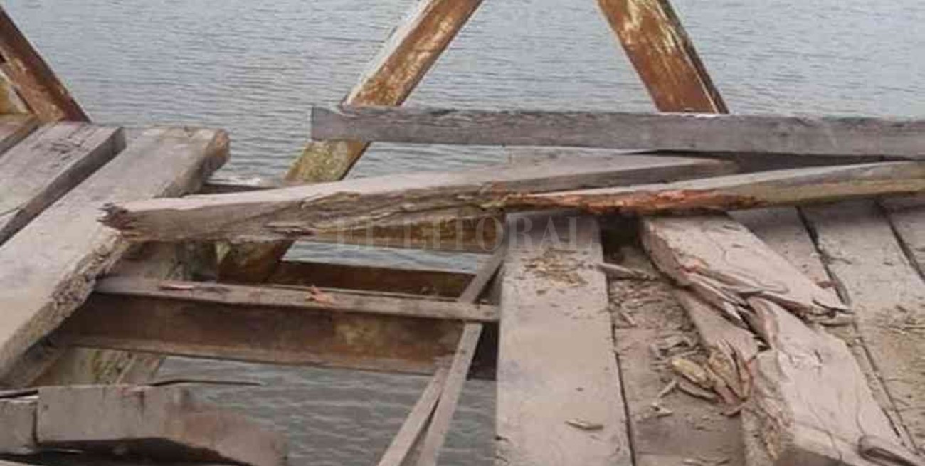 Impulsan la reparación del puente que conecta Margarita y Colonia Durán