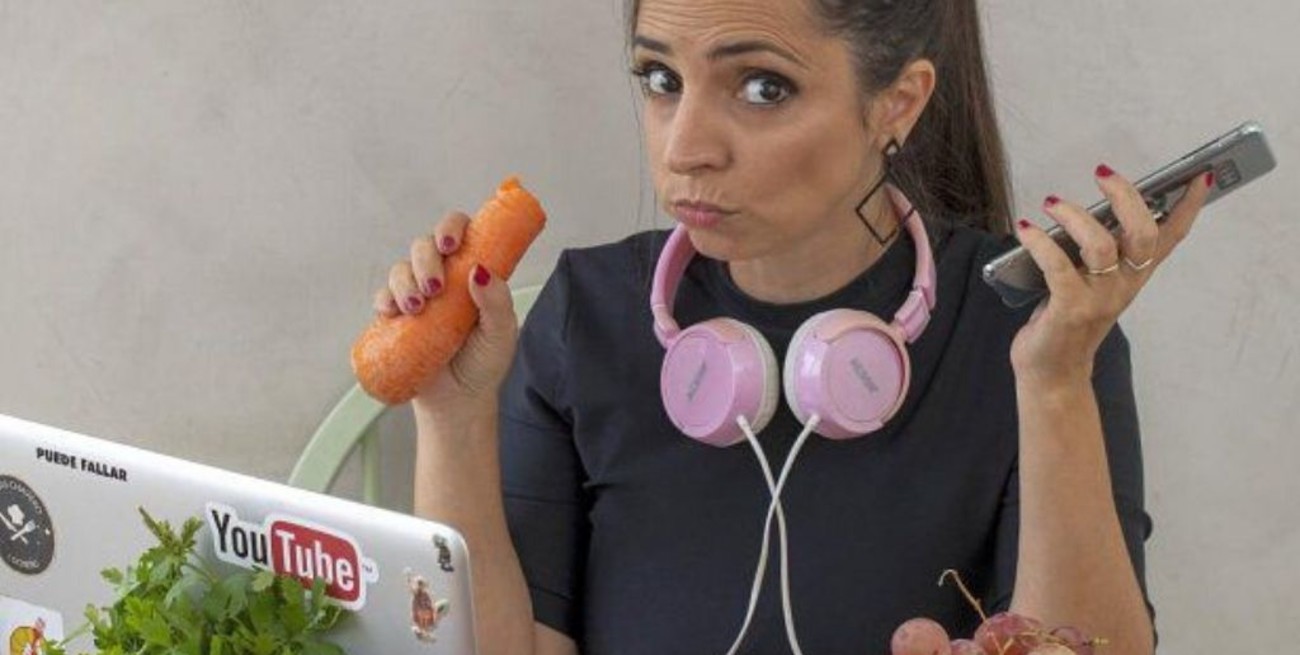 Paulina Cocina en una charla en vivo para Fundación OSDE