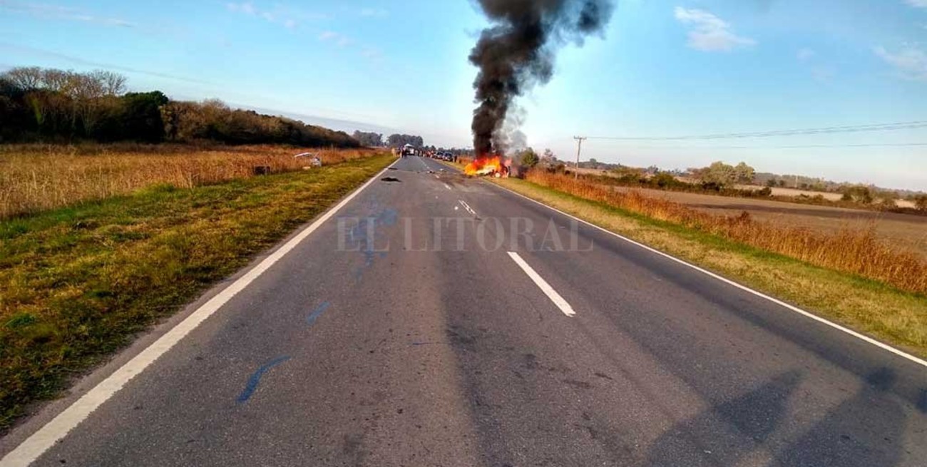 Siniestro fatal en la Ruta 11, al norte de San Justo