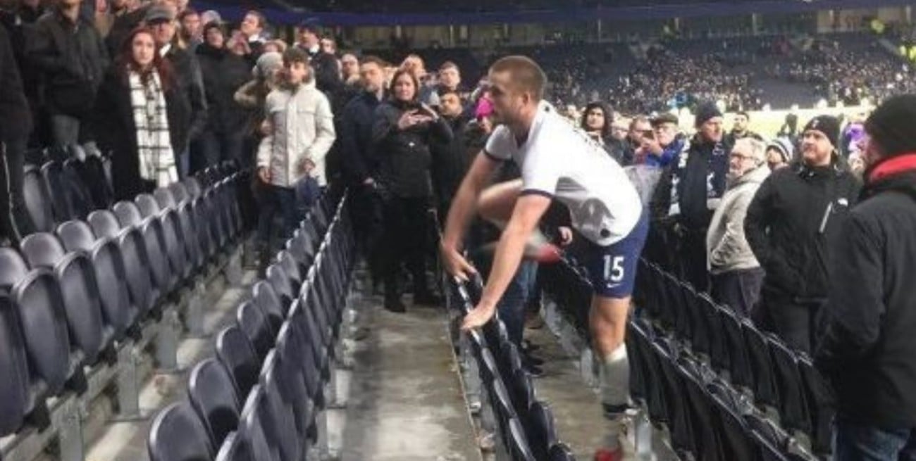 Suspenden por cuatro partidos a un jugador de Tottenham por pelearse con un hincha