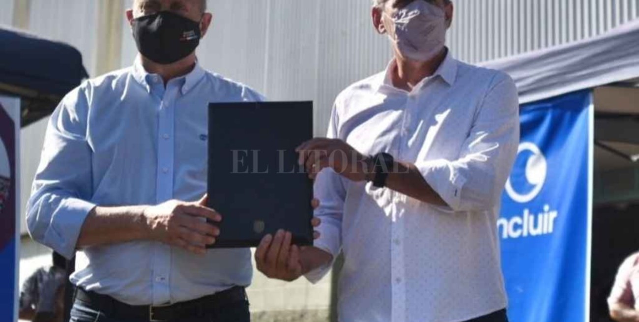 Se presentó una importante obra de pavimentación y desagüe para calle Beruti