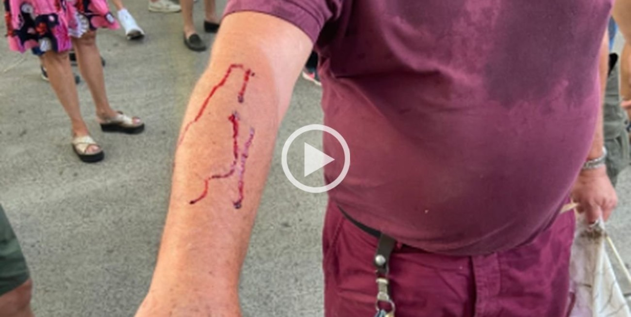 Video: un gremialista atacó a un jubilado en Olivos