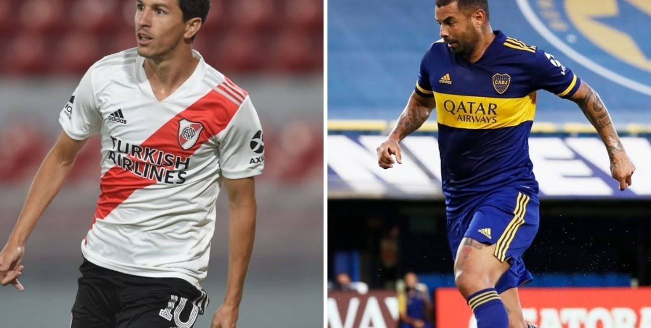 Boca y River perfilan sus equipos de cara al Superclásico