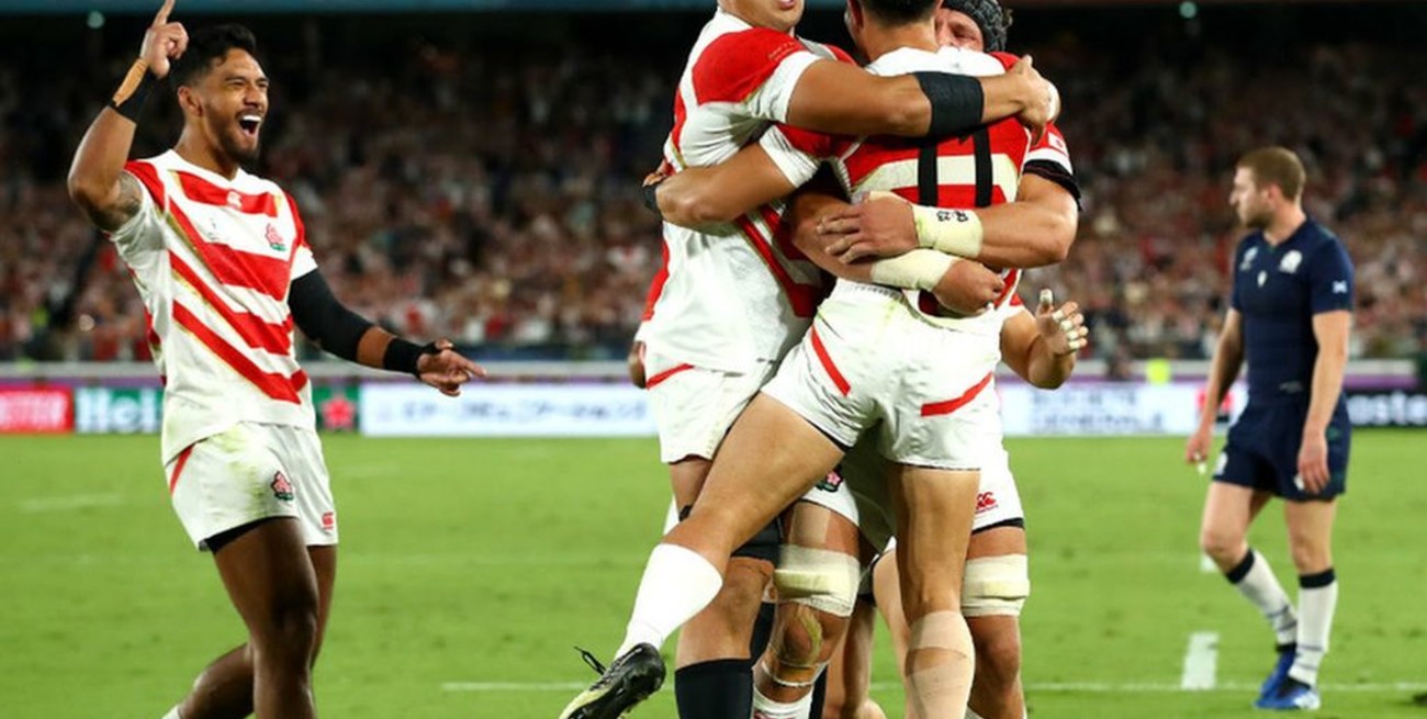 Japón venció a Escocia y clasificó a los cuartos de final