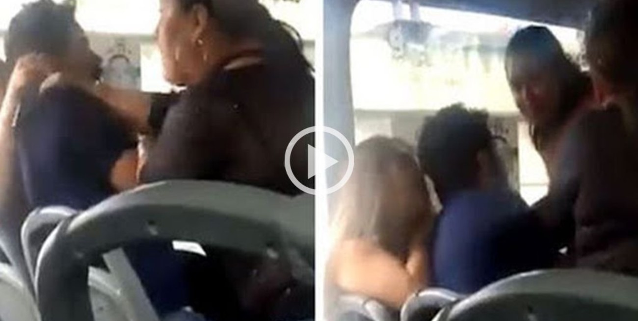 Viral en México: iba en  colectivo con su amante y se cruzó con su esposa embarazada y la suegra