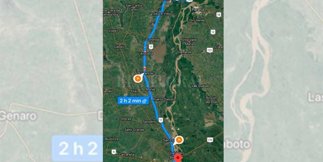 Google Maps advierte por radares fijos en rutas argentinas, también en Santa Fe