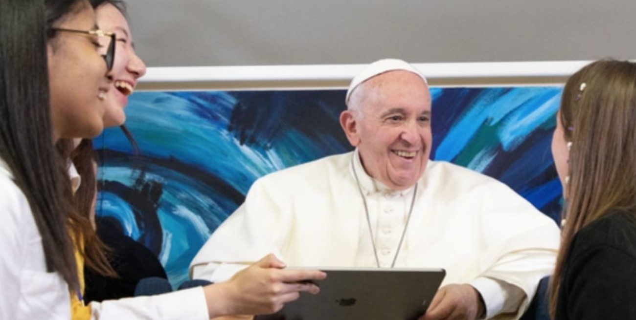 Francisco destacó la labor educativa de la fundación Scholas durante la pandemia