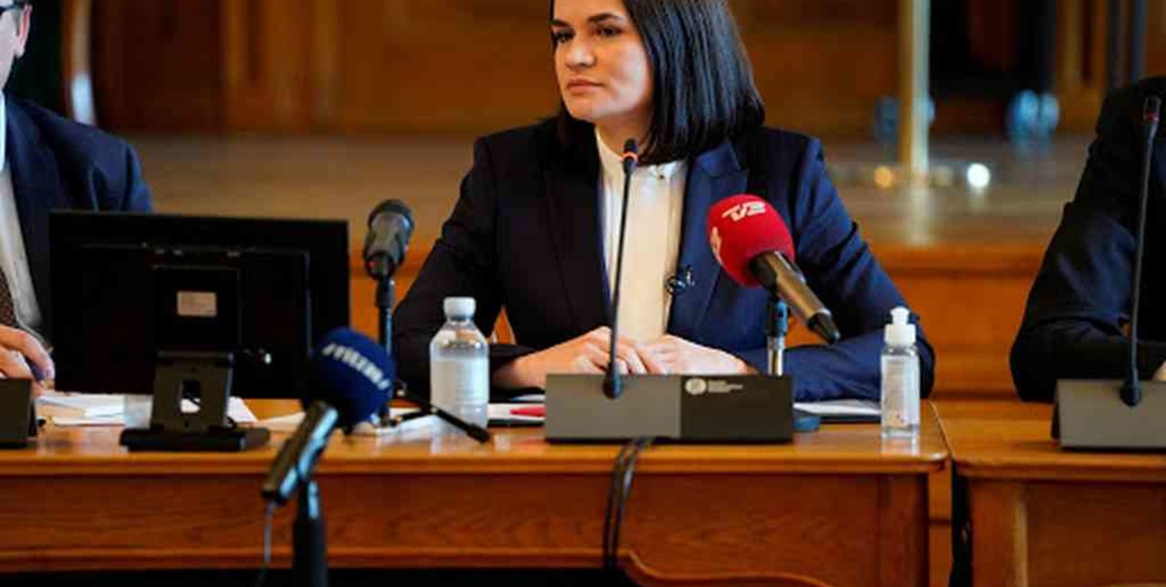Tijanóvskaya dijo que será presidente de Bielorrusia por 45 días durante el proceso de transición