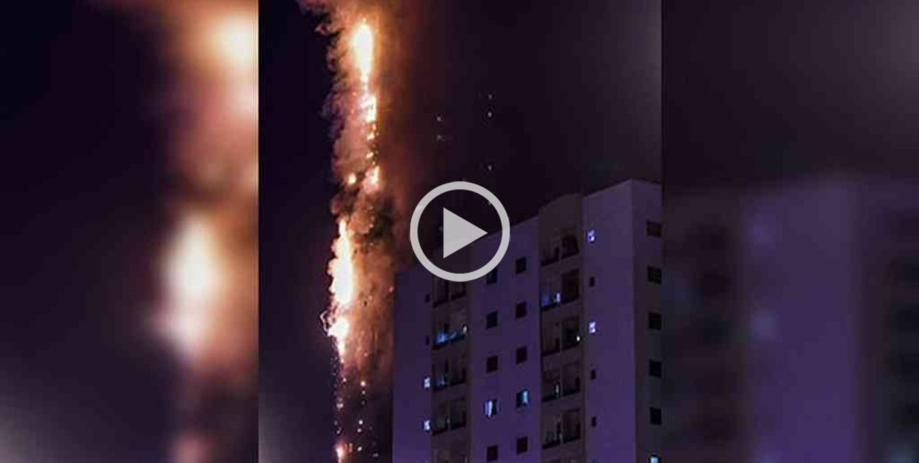 Dubai: se incendió una torre de 48 pisos y varias personas resultaron heridas