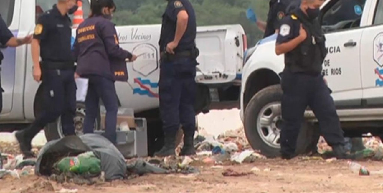 Encontraron dos manos en una bolsa en el Volcadero de Paraná