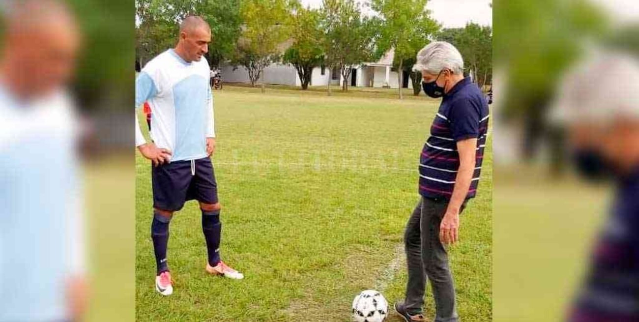 Baucero participó de la jornada inaugural de la Liga de la Amistad 2021