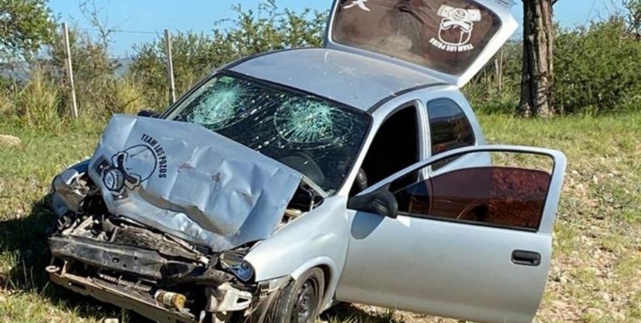 Impactante choque deja cuatro heridos en la localidad de Nono