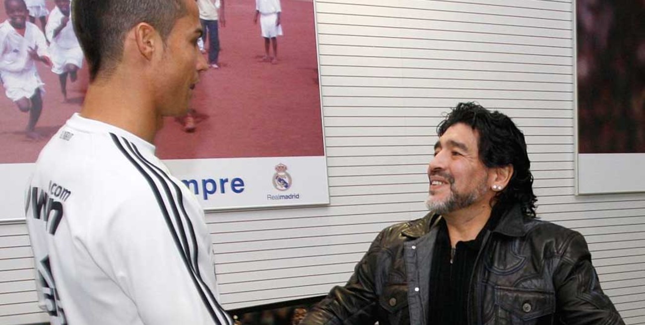 "Dejaste un legado", coincidieron Cristiano Ronaldo y Neymar sobre Maradona