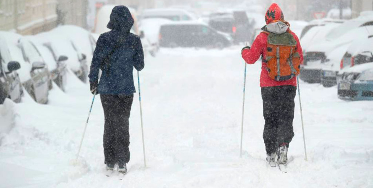 Fuerte temporal de nieve afecta a gran parte de Alemania