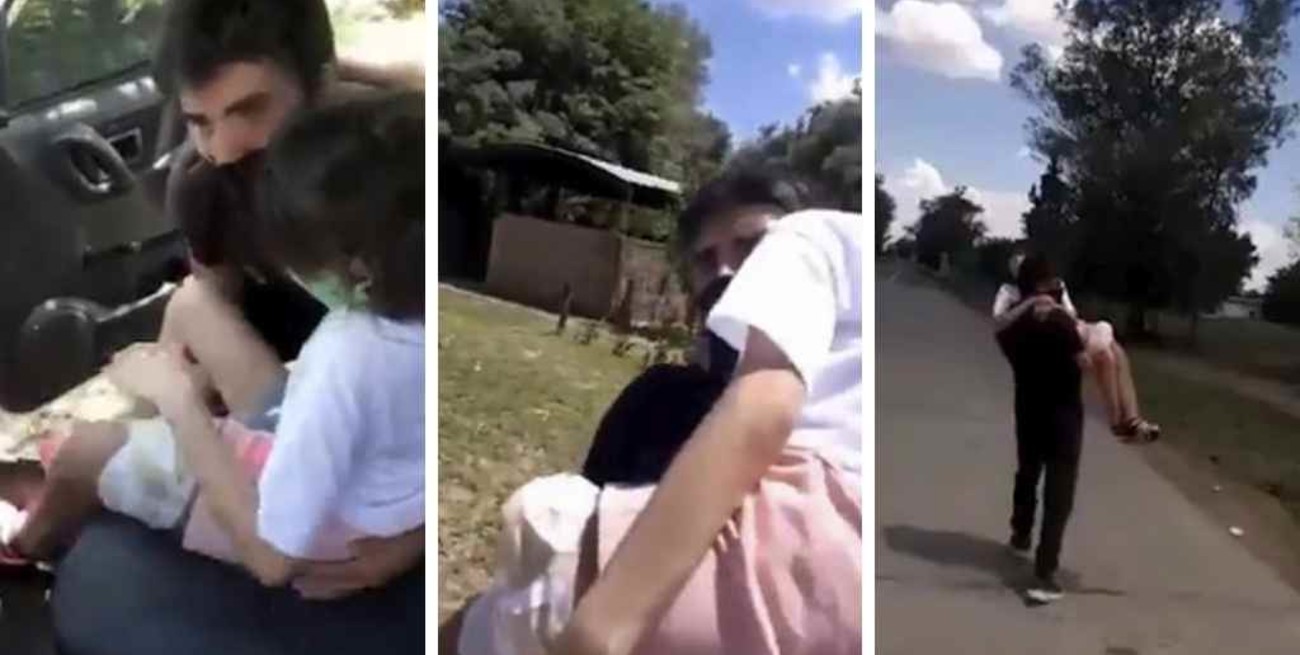 Santiago del Estero: ingresó a la provincia caminando con su hija enferma a cuestas, luego de que le negaran el acceso  