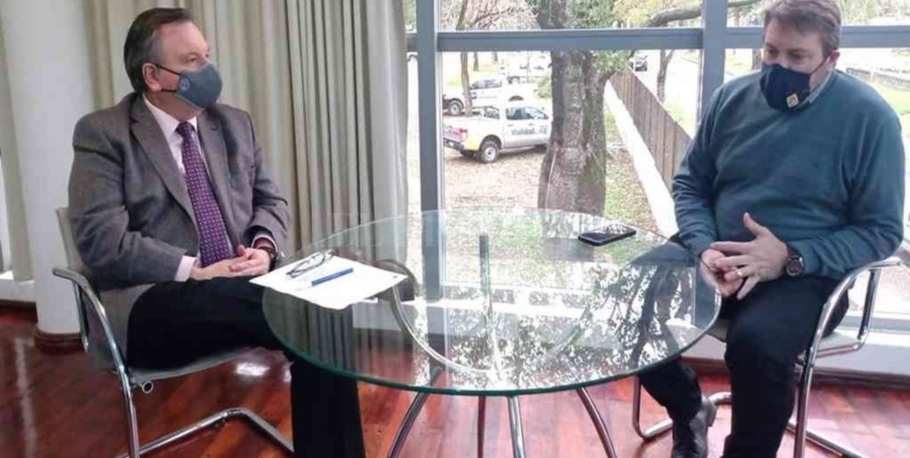 Michlig mantuvo una audiencia con el Administrador de Vialidad Provincial 