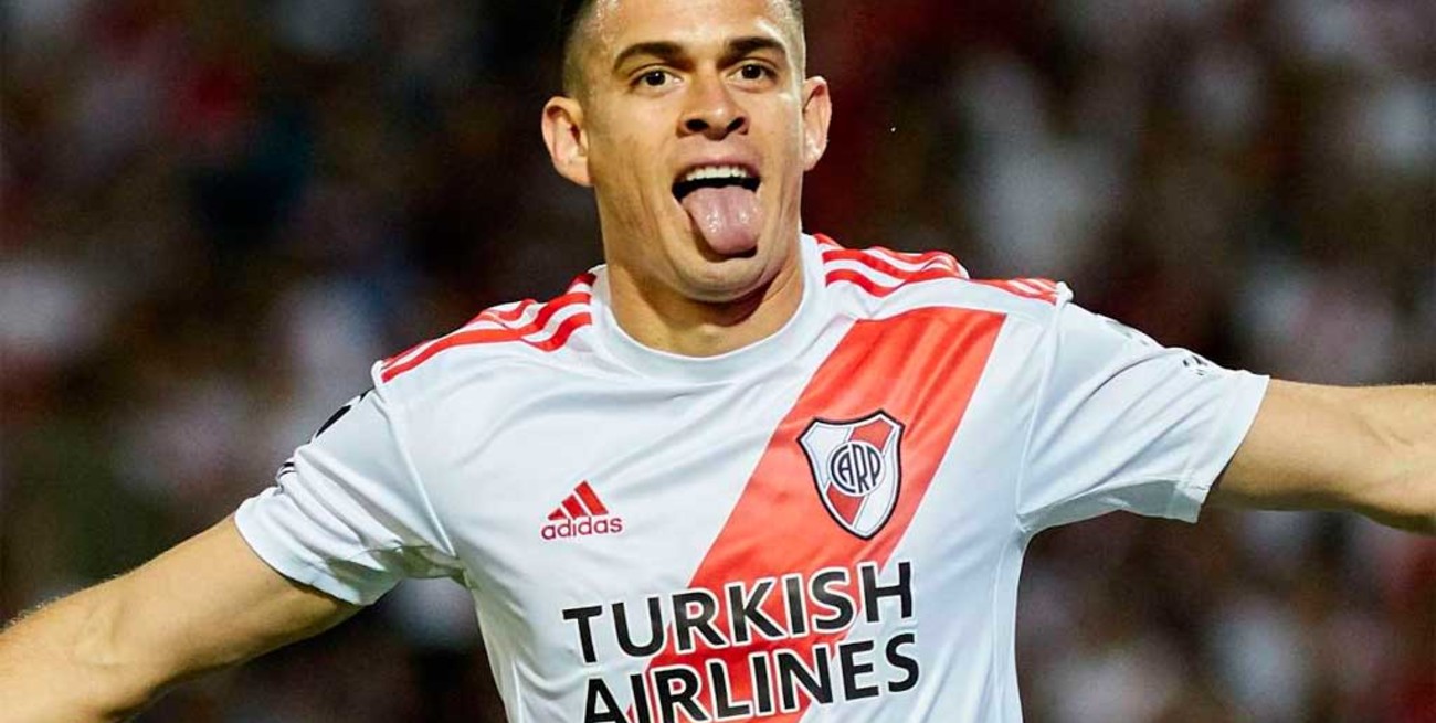 Santos Borré descartó rumores de salida de River: "Hay Rafa para rato"