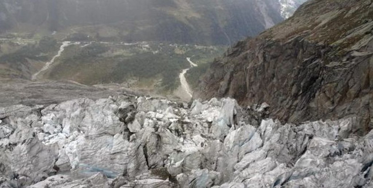 Alerta en Italia por el posible desprendimiento de un glaciar en el Montblanc