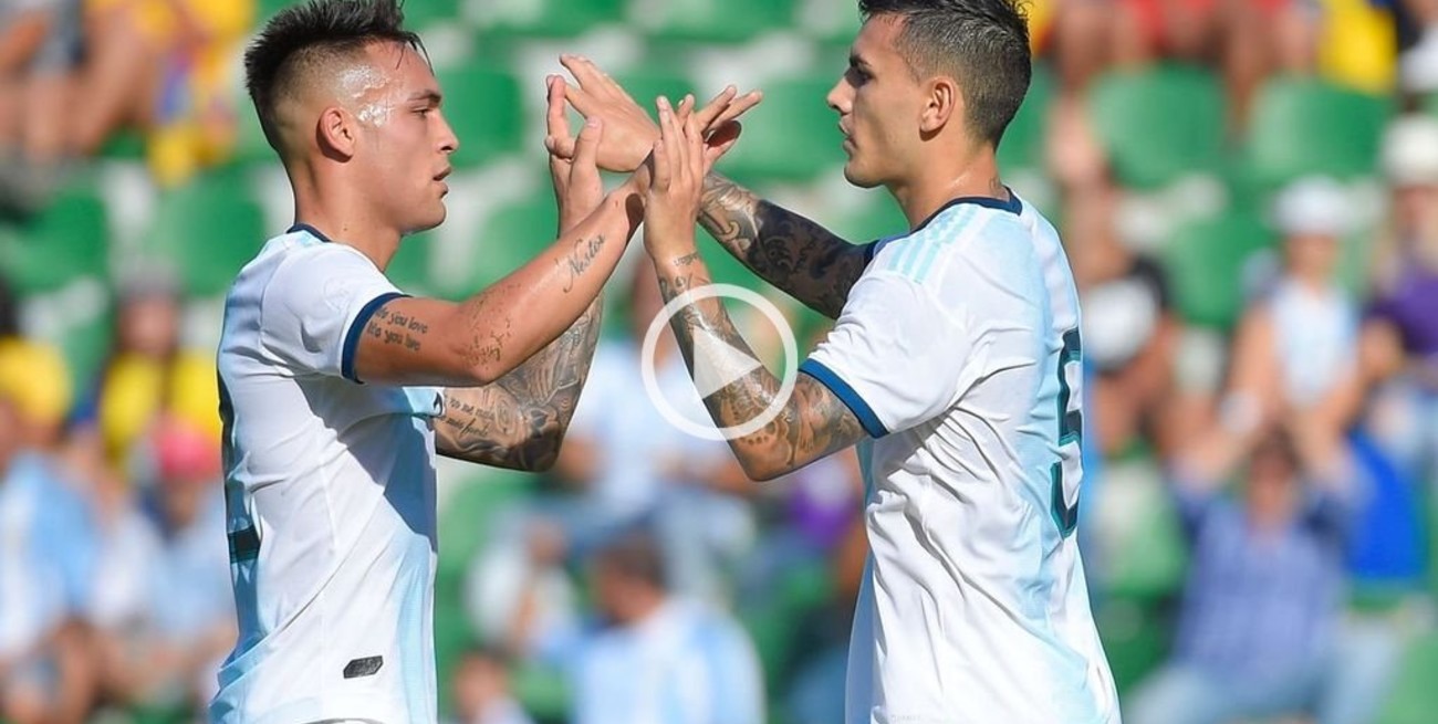 Paredes y Lautaro Martínez negaron que hubo una pelea por la ejecución de un penal
