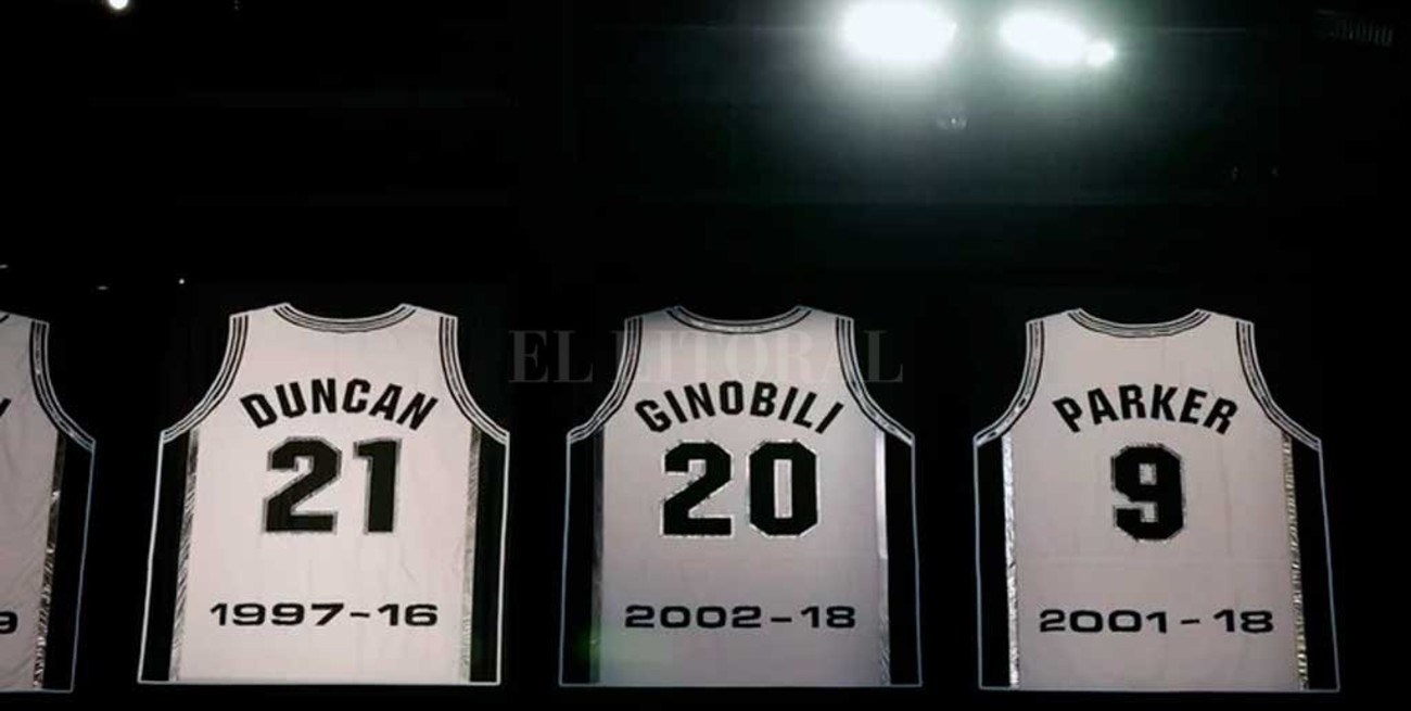 San Antonio le colgó la camiseta a Tony Parker