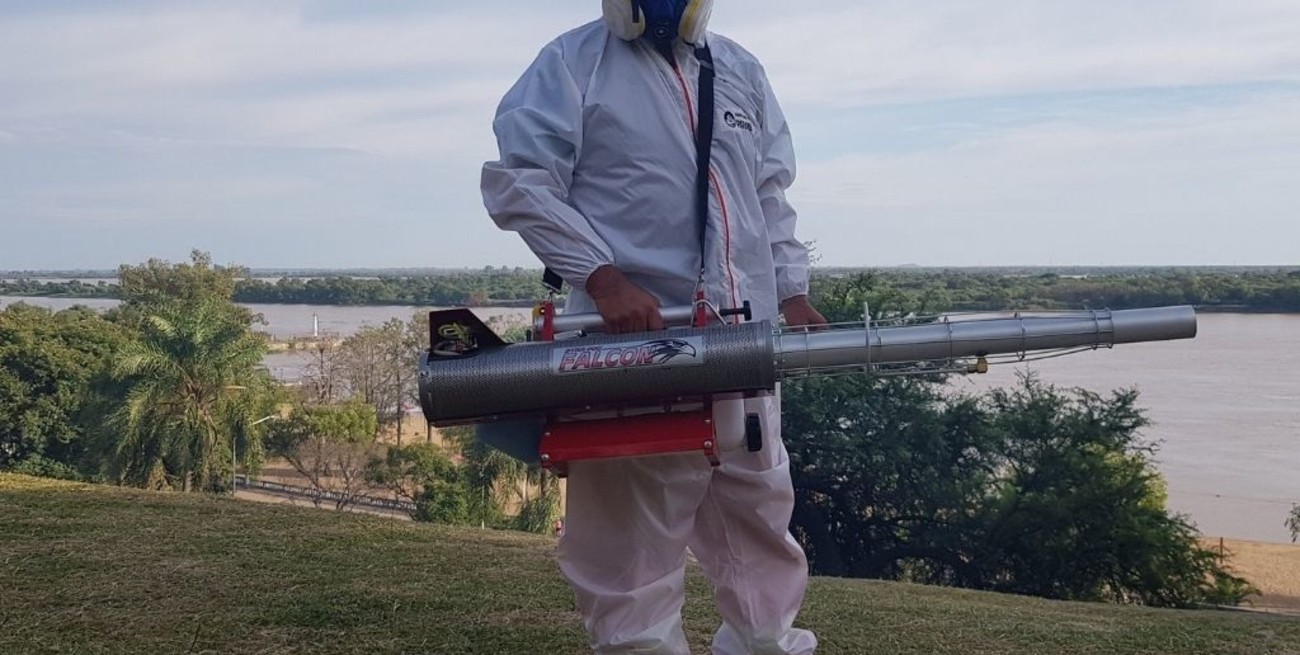 Paraná: fumigan con nuevo equipamiento tras la invasión de mosquitos