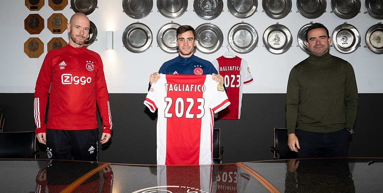 Tagliafico renovó su vínculo con Ajax hasta 2023