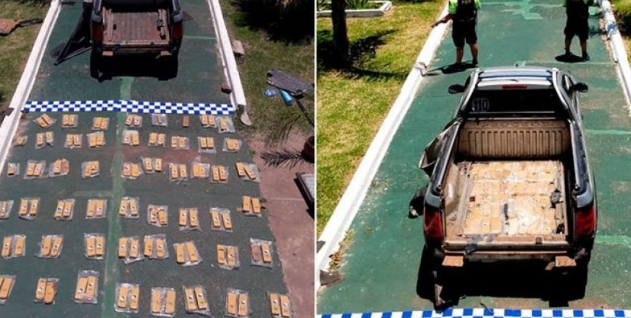 Un hombre cruzó Corrientes con 64 kilos de marihuana